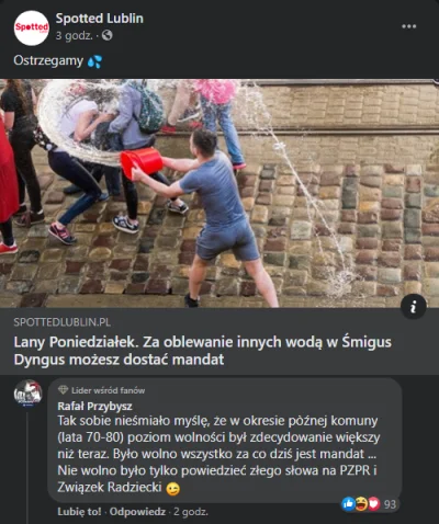 Fishuur - Kiedy tęsknisz za komuną, bo wtedy można było oblewać losowych ludzi wodą, ...