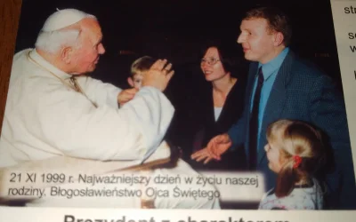 UchoSorosa - Gratuluję rodzicom których święty sakrament pobłogosławił sam Jan Paweł ...
