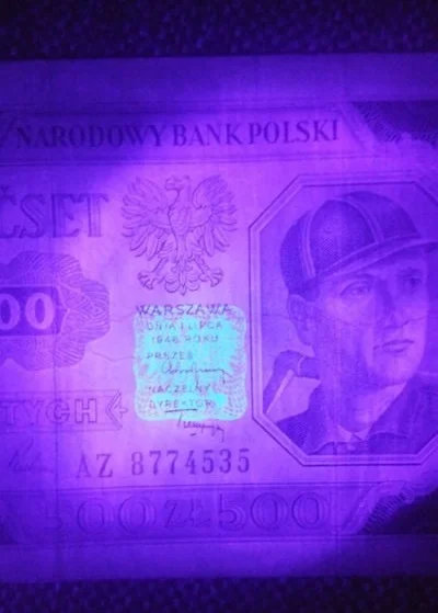 IbraKa - Pierwszymi polskimi banknotami, które posiadały zabezpieczenia widoczne w św...