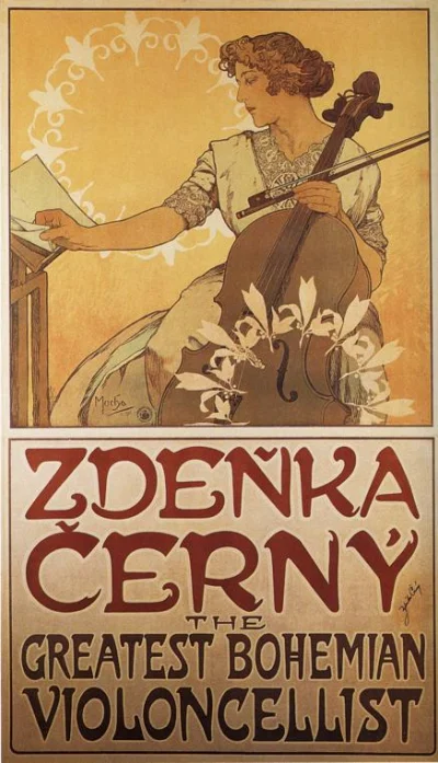 Borealny - Alfons Mucha, Zdenka Cerny, 1913.
#grafika #sztuka #artnoveau #ilustracja ...