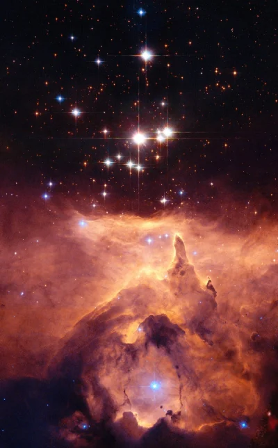 ntdc - Znajdująca się w gwiazdozbiorze Skorpiona gromada otwarta Pismis 24 jest domem...