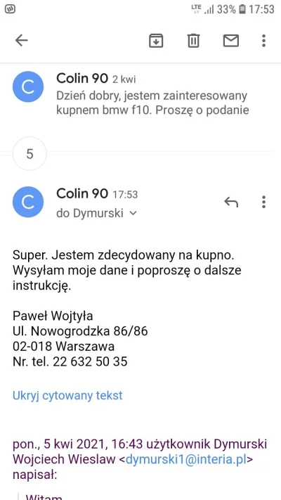 Colin90 - Nie ma co się zastanawiać. Biere furę!