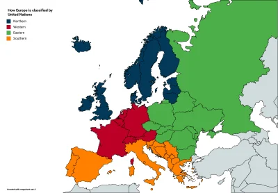 JoeShmoe - Klasyfikacja geograficzna poszczególnych krajów w Europie przez ONZ. Czy s...