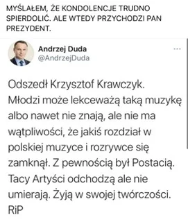 markus666 - Tymczasem adrian
#duda #duda #cenzoduda #bekazpisu #polska #krawczyk