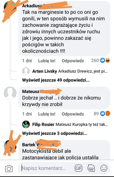 veganator - Gościu na motocyklu uciekł policji..
Komentarze niestrudzonych wojowników...