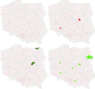 koostosh - zajmowanie od największych powiatów