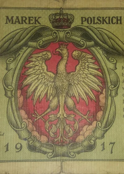 IbraKa - Heraldyczny motyw godła na banknotach Generalnego Gubernatorstwa z lat 1916-...