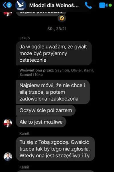 zewimen - @oczami_kuca:
 Jednak dopóki dochodzi do gwałtów, to popularyzacja sposobów...