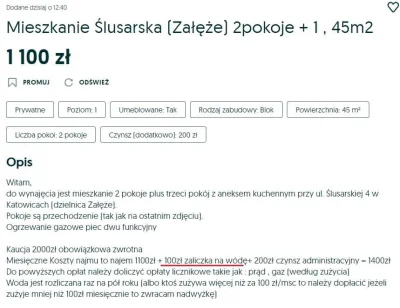 PatrzNaMnie - (ʘ‿ʘ) W Katowicach na Załężu są specjalne standardy.

#wynajem #katow...