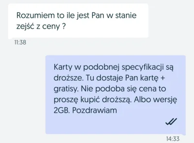 rafau16 - Kartę pierwotnie wystawiłem za 400 zł, a i tak leciały propozycje daje 300....