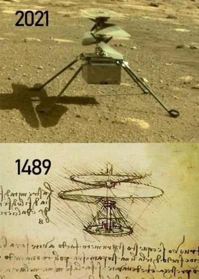 ntdc - Helikopter Leonarda da Vinci, oraz helikopter Ingenuity od NASA.

Ponad 420 ...