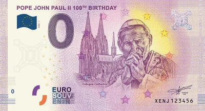 Moebiusloop - @barman84: Niemcy swego czasu wypuścili banknot o nominale 0 euro z wiz...