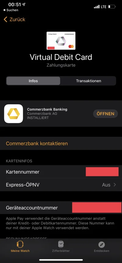 EvineX - @bsl: mam dodaną do Apple Watcha (Apple Pay), działa ok