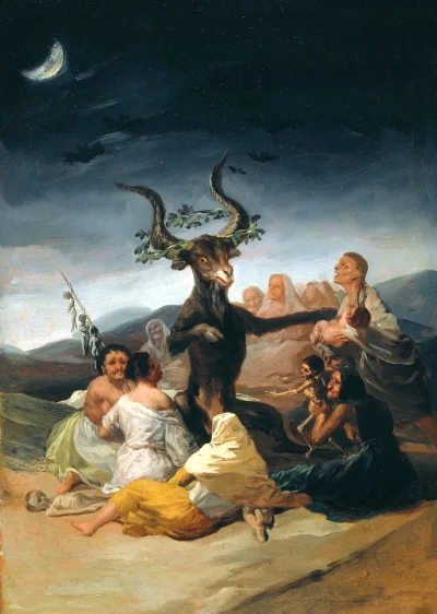 Twinkle - Francisco Goya - "Sabat czarownic", 1798, olej na płótnie.
1/6 obrazów, któ...