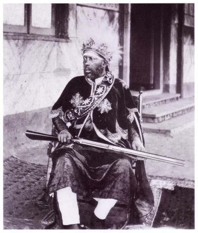 Sztuka_Wojenna - Cesarz Etiopii Menelik II był zafascynowany postępem technologicznym...