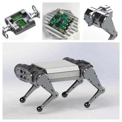 Forbot - Wolfie to czteronożny robot kroczący, który budowany jest przez jednego z uż...