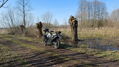 bocznica - #motocykle 
Prawie 200 km dziś polnymi i szutrowymi drogami. Uwielbiam to...