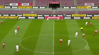 WHlTE - FC Köln 2:[2] Mainz - Karim Onisiwo 
#fckoln #mainz #bundesliga #golgif #mec...