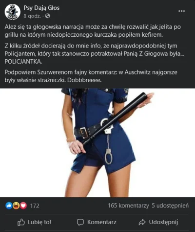 jozef-dzierzynski - Pan milicjant to jednak feminista, jak funkcjonariusz bije kobiet...