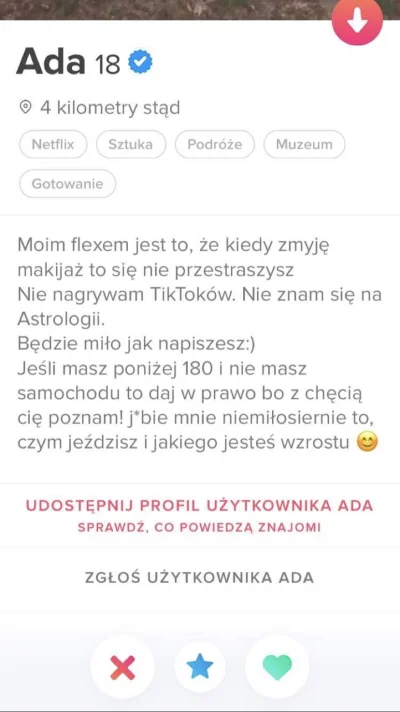 yung_jaspis - Po opisie moglibyście pomyśleć, że w sumie spoko. Nie obchodzi ją wzros...