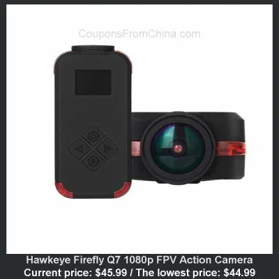 n____S - Hawkeye Firefly Q7 1080p FPV Action Camera dostępny jest za $45.99 (najniższ...