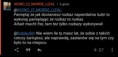 qjava - A tutaj screen oburzonka Pana @XIONCCIMORDE_LIZAL z dzisiaj: