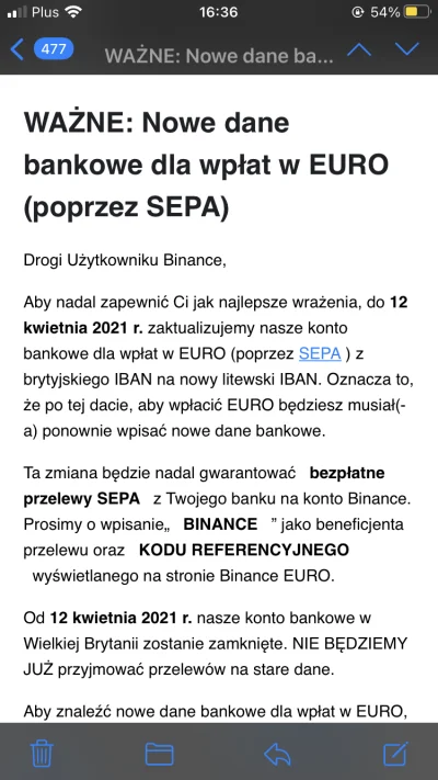 patryk-dach - przesłałem kasę kontem bankowym sepa na weekend dziś dostałem taka info...