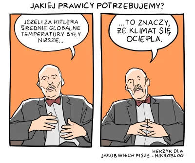 JakubWiech - Mili Państwo, potrzebujemy w Polsce zielonej prawicy.

Ale jak miałaby...