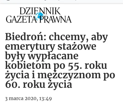 szasznik - > równy wiek emerytalny

@Bananada: tymczasem polska lewica: