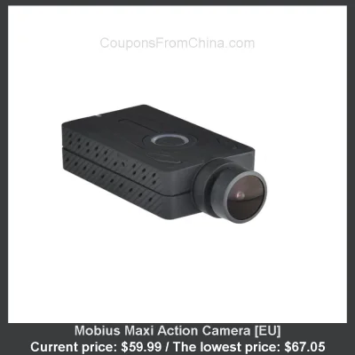 n____S - Mobius Maxi Action Camera [EU] dostępny jest za $59.99 (najniższa w historii...