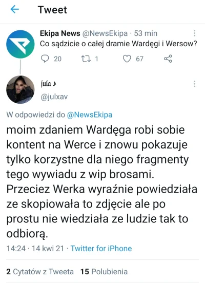 duzywieprz69 - Sylwek, julki nadal są za wersow XD
#friz