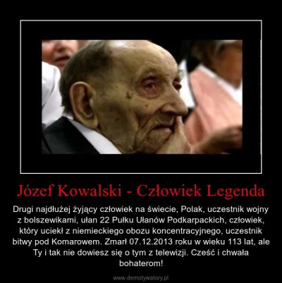 szkorbutny - @Pedzel_Washington: Ale Kowalski to popularne nazwisko. Podobno co drugi...
