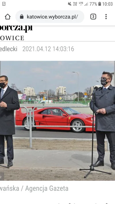 kamil7o7 - Ferrari F40 na otwarciu ronda w Katowicach.

https://katowice.wyborcza.pl/...