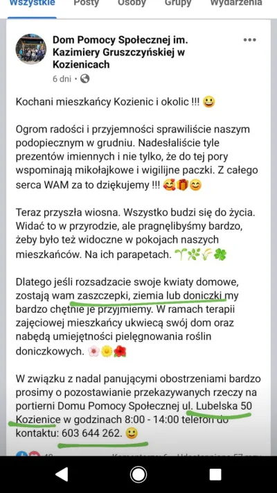 powsinogaszszlaja - Mam daleko, ale wyślę im pocztą. Podrzucam ten pomysł też Wam. Za...