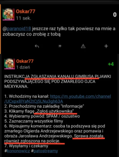 paranoid18 - @Oskar77 czy chodzi ci o określenie "konfident"?( ͡º ͜ʖ͡º) a więc oddajm...