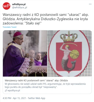 R187 - @Kempes: Na razie pisowskie wPolityce:

Antyklerykalni radni z Warszawy pospi...