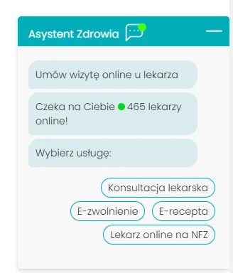 Szr1h - samotny lekarz w twojej okolicy poszukuje pacjenta. Zarejestruj sie i diagnoz...