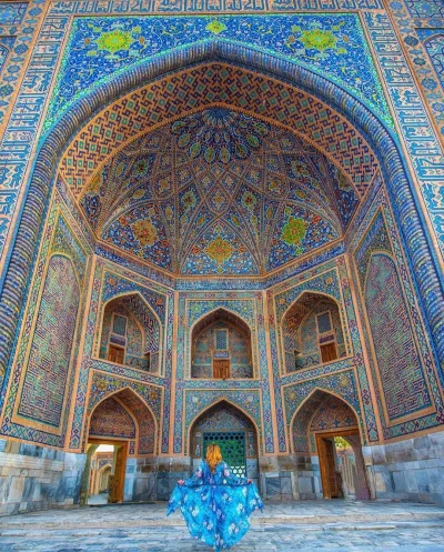 Yourisu - Tilla-Kori madrasah, Samarkand, Uzbekistan

#architektura #estetyczneobrazk...