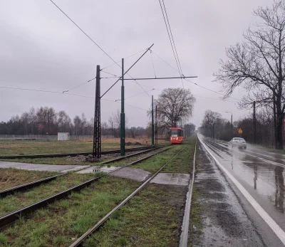 sylwke3100 - Deszczowy tramwaj linii nr 27 (relacji Będzin Osiedle Zamkowe Pętla - So...