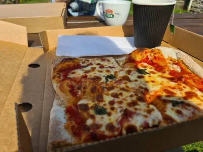 lajdak - #pizza #pizzazwykopem mmm jak co tydzień pizza new York style w plenerze