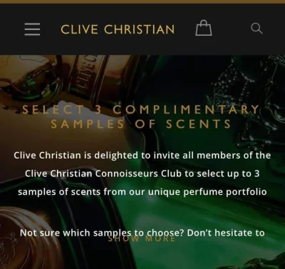 adekad - 3 sample 2ml od Clive Christian. Placi się za przesyłkę £5
#perfumyuk nie wi...