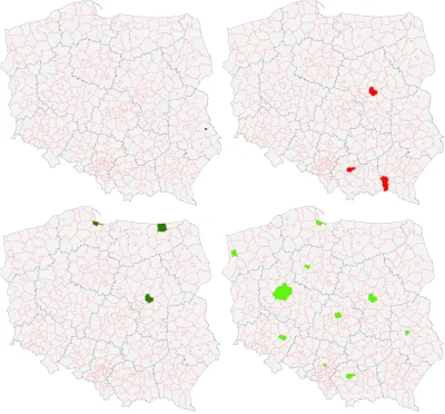 koostosh - Mapa startując od jak największych powiatów