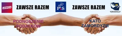 mnej - Poprawiłem ( ͡° ͜ʖ ͡°)
#lewica #prawica #razem #konfederacja #pis #polityka