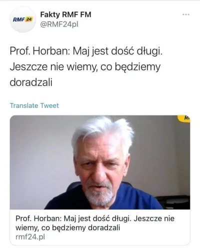 KazachzAlmaty - Plot twist - Andrzej Horban nie istnieje. 

Jak ustalili dziennikarze...