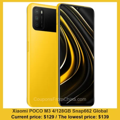 n____S - Xiaomi POCO M3 4/128GB Snap662 Global dostępny jest za $129.00 (najniższa w ...