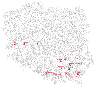 dwa_szopy - Gminy miejsko-wiejskie w Polsce, w których miasto nie jest najludniejszą ...