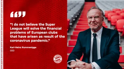 Poroniec - POTĘŻNY Rummenigge rozwiewa wątpliwości ws. dołączenia Bayernu do #superli...