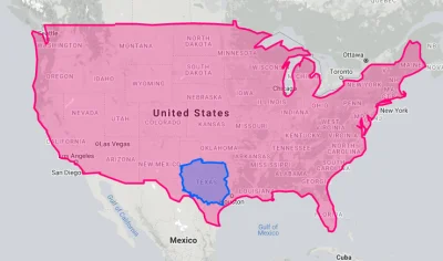 alberto81 - Polska mieści się w Teksasie
#ciekawostki #polska #geografia #usa #infog...