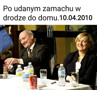 spere - " - Macierewicz chlał z Fotygom po udanym zamachu"