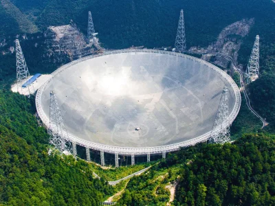 Soso- - Największy pojedynczy radioteleskop świata - FAST w Chinach. Ma aż 500 metrów...